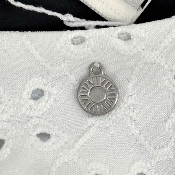 Free People Movement Rhythm Brighton Eyelet White Bikini Bottom Medium $58 NWT - Picture 10 of 16